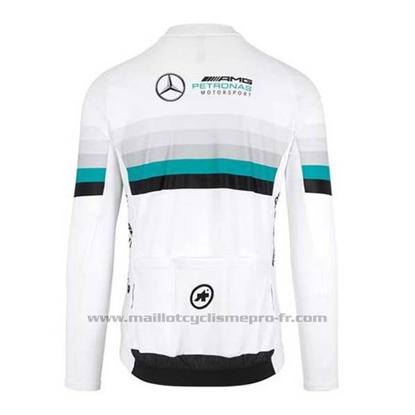 2020 Maillot Cyclisme Mercedes F1 Manches Longues et Cuissard